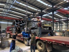 TS1836細(xì)砂回收脫水一體機(jī)和XSD3022發(fā)往信陽羅山